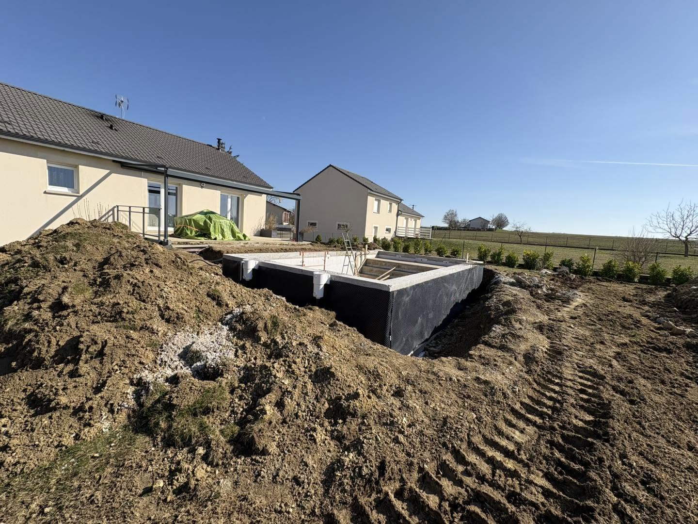 Fondations béton chantier Moselle — LM2T